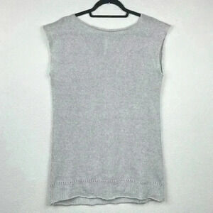 SOUCHI Handmade Cashmere Linen Sleeveless Sweater